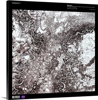 Mayn River - USGS Earth as Art