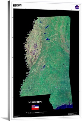 Mississippi - USGS State Mosaic