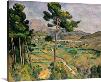 Mont Sainte-Victoire and the Viaduct of the Arc River Valley