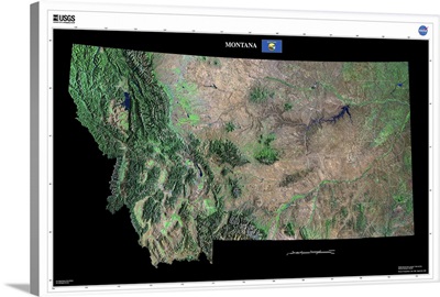 Montana - USGS State Mosaic