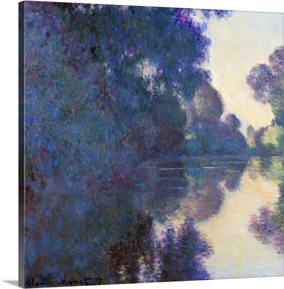 Begun in 1896, Monet's Mornings on the Seine series was not completed until 1897 because of inclement weather. Having pati...