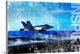 image thumbnail of Pacific Ocean, November 1, 2011 - An F/A-18E Super Hornet catapults from the aircraft carrier USS Ronald Reagan.