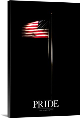 Motivational Poster: American flag