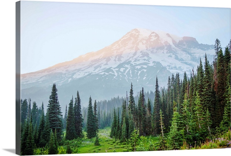 Mount Rainer Peak, Mount Rainier National Park, Washington Wall Art