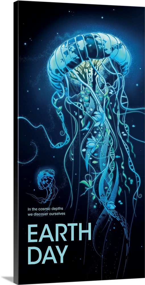 In the cosmic depths, we discover ourselves. Earth Day. Courtesy of NASA.