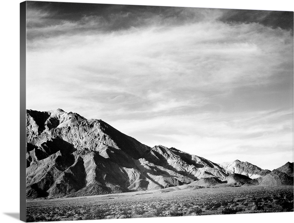 Near Death Valley, panorama of mountains.