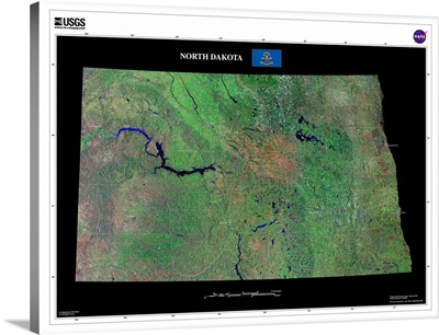 North Dakota - USGS State Mosaic