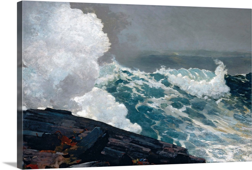 On the Maine coast, a nor'easter is a storm of exceptional violence and duration. When Homer first showed this canvas in 1...