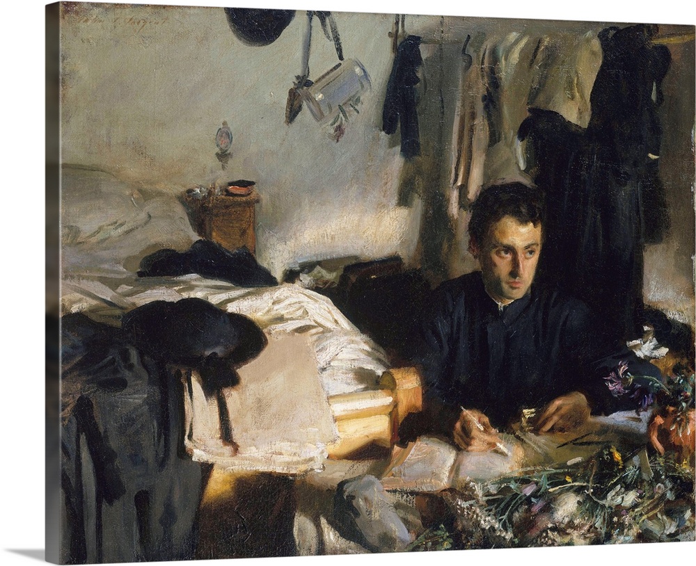 Sargent's sister described Padre Sebastiano, whom the artist met while on holiday at Giomein, a village in the Italian Alp...