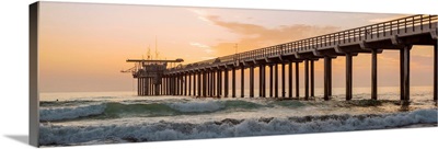 Panoramic Ellen Browning Scripps Memorial Pier, San Diego, California