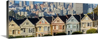 Panoramic View of the Painted Ladies, San Francisco