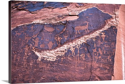 Petroglyphs on Potash Road, Moab, Utah