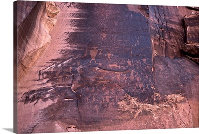 Petroglyphs on Potash Road, Moab, Utah