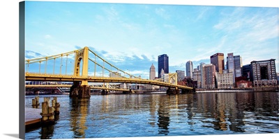 Pittsburgh City Skyline with Andy Warhol Bridge