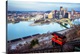 image thumbnail of View of the downtown Pittsburgh, where the Ohio River, Monongahela River and Allegheny River meet. The forks of the Ohio.