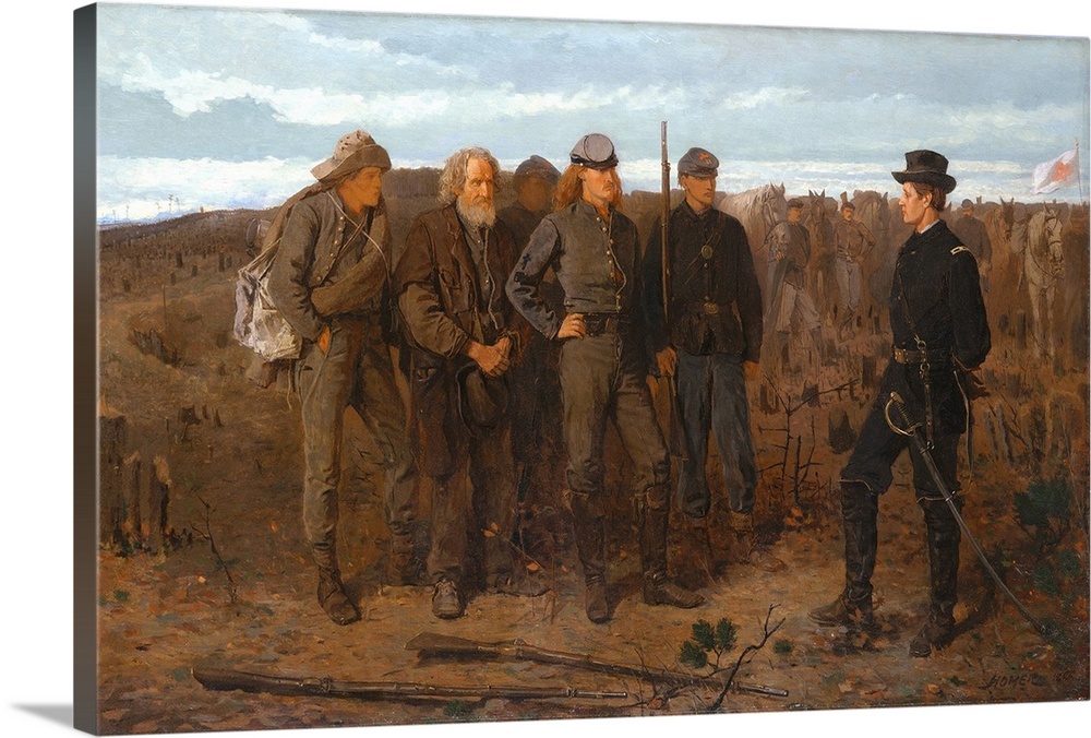 The material that Homer collected as an artist-correspondent during the Civil War provided the subjects for his first oil ...