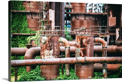 Remnants Of Closed Oil Plant, Gas Works Park, Seattle, Washington