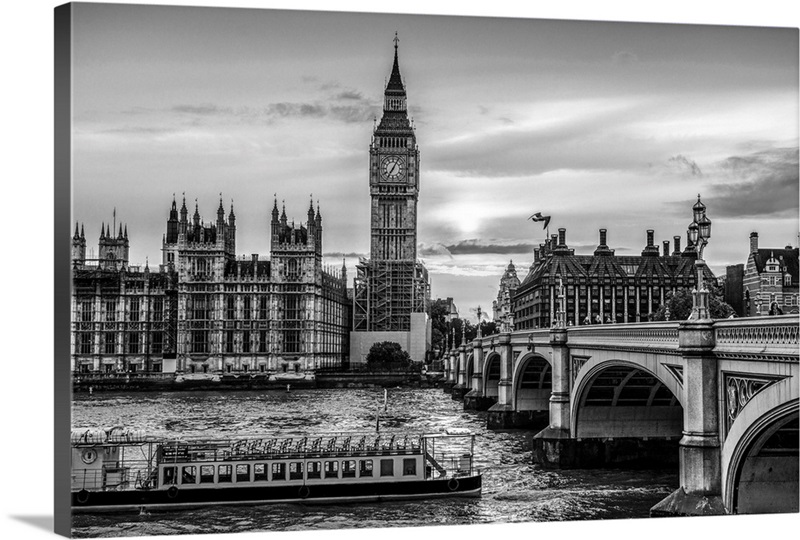 Riverboat on River Thames, Westminster, London, England, UK | Great Big ...