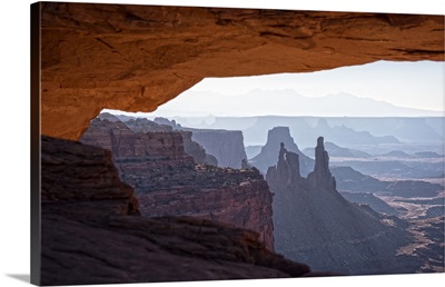 Rock Formations in Buck Canyon, under the Mesa Arch, Canyonlands National Park, Utah