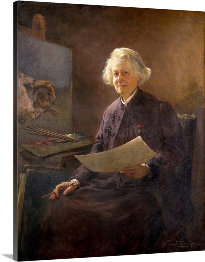 Having studied at the Academie Julian intermittently from 1880 until 1888 and worked as a portraitist in Boston, Klumpke r...