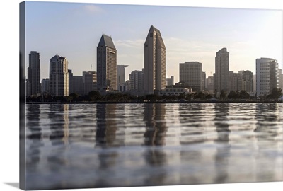 San Diego, California Skyline from Water