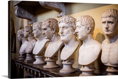 Sculptures in the Vatican History Museum, Vatican City, Italy, Europe