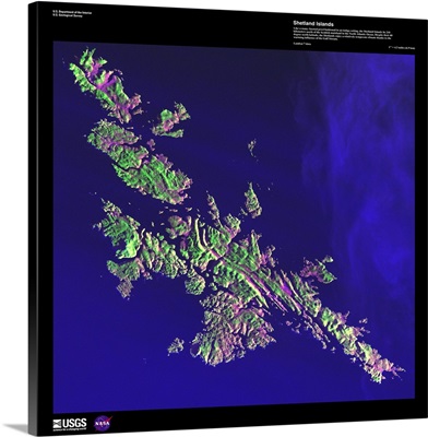 Shetland Islands - USGS Earth as Art