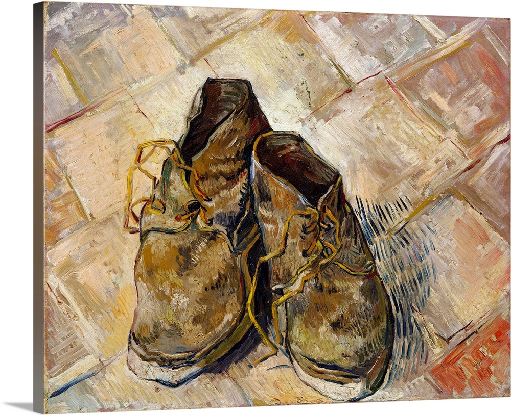 Van Gogh painted several still lifes of shoes or boots during his Paris period. This picture, painted later, in Arles, evi...
