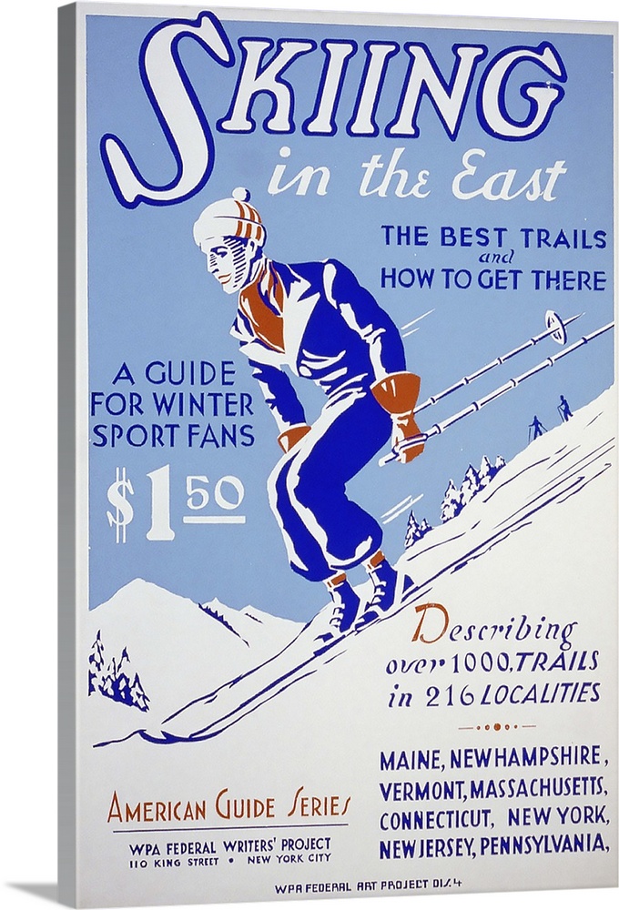Skiing in the East. The best trails and how to get there: A guide for winter sport fans. Describing over 1000 trails in 21...