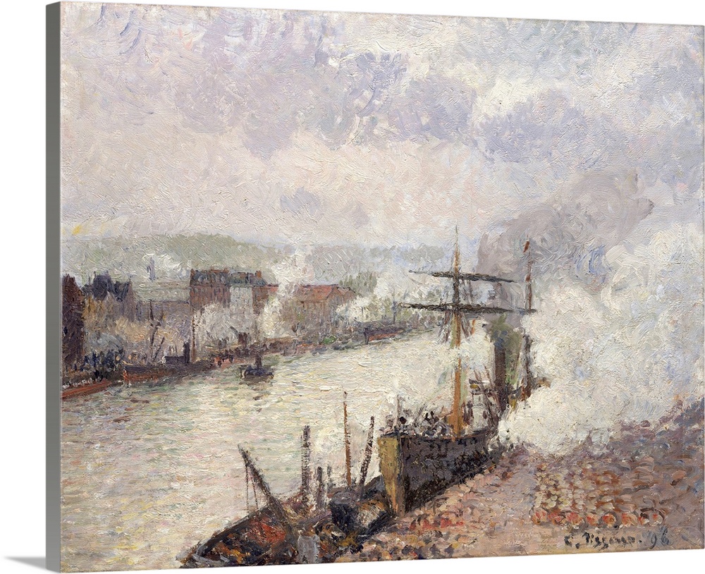 On January 20, 1896, when Pissarro arrived for his second extended stay in Rouen, he was already enraptured by the beautif...