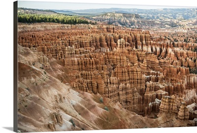 Striped hoodoos in the Bryce Canyon Amphitheater, Utah