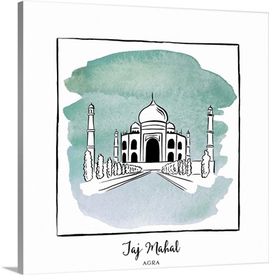 Taj Mahal - Brushstroke Buildings