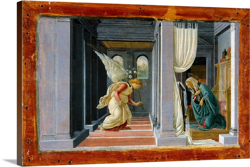 One of the most celebrated paintings in the Robert Lehman Collection, this jewel-like representation of the Annunciation i...