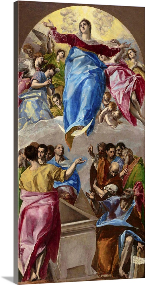 This painting was the central element of the altarpiece that was El Greco's &#64257;rst major Spanish commission and &#642...