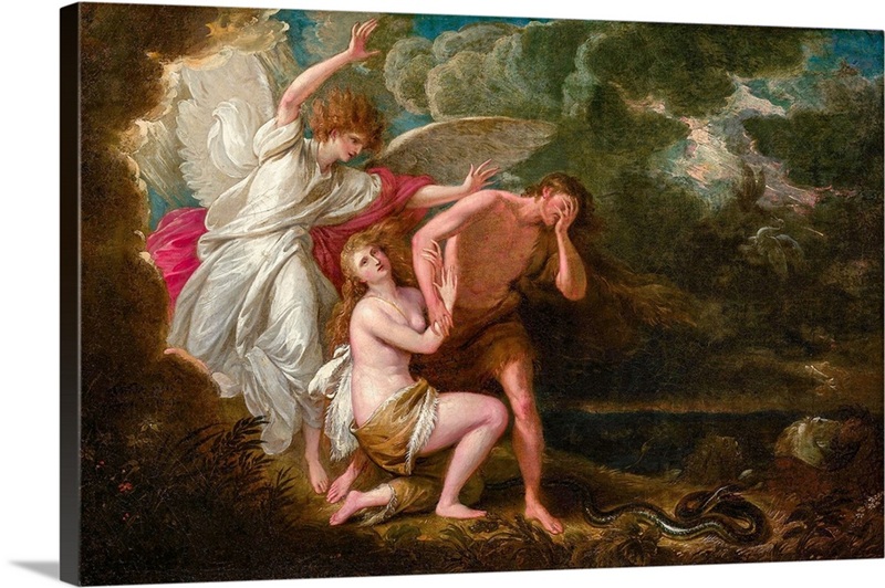 The Expulsion Of Adam And Eve From Paradise | Great Big Canvas