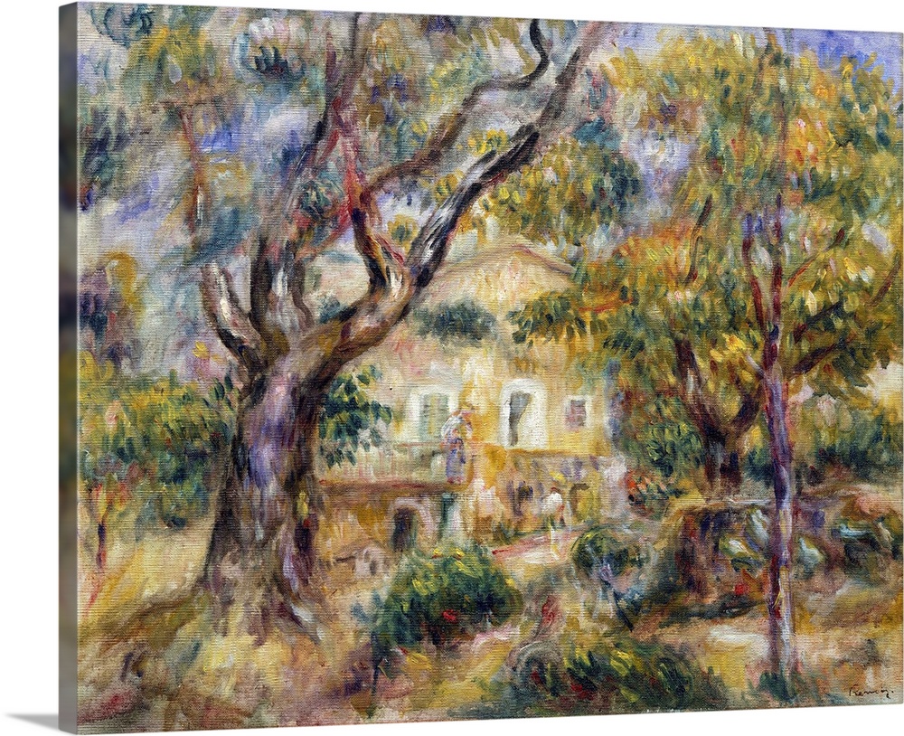 In 1907 Renoir purchased the estate of Les Collettes at Cagnes on the Mediterranean near Nice. He moved there in autumn 19...