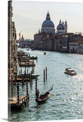 The Grand Canal and Santa Maria della Salute, Venice, Italy