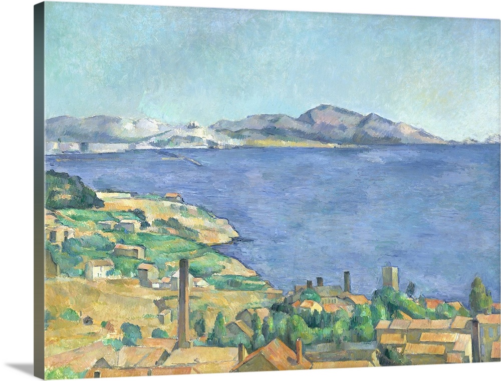 Cezanne enthused about the fishing village of L'Estaque to Pissarro in 1876: It is like a playing card. Red roofs over the...