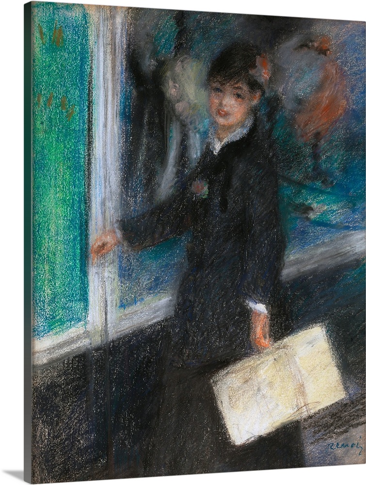 Like Degas, Renoir depicted Parisian milliners in the late 1870s and 1880s. Whereas Degas derived humor from the activity ...