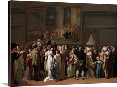 The Public Viewing David's Coronation at the Louvre