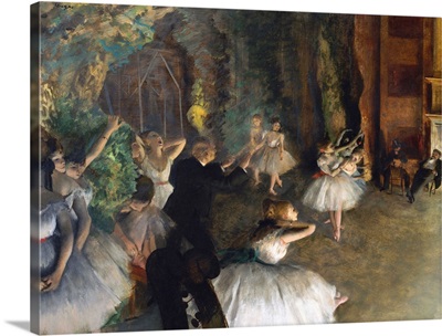 The Rehearsal of the Ballet Onstage