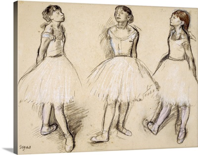 Three Studies Of A Dancer In Fourth Position
