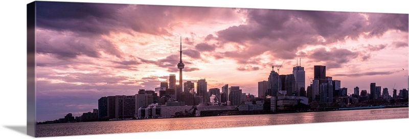 Toronto, Ontario, City Skyline at Sunset | Great Big Canvas