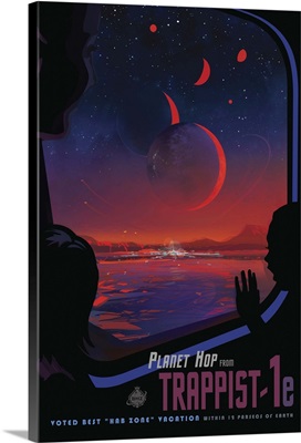 Trappist-1e - JPL Travel Poster