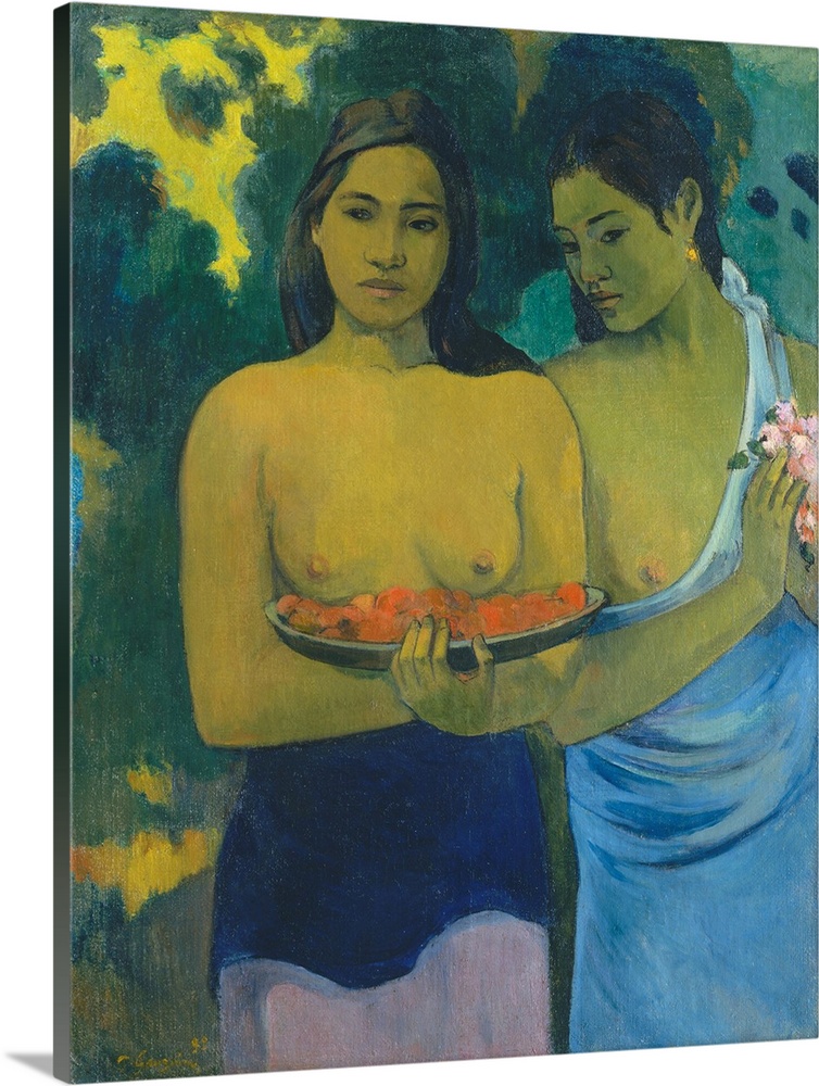 As Gauguin brought his work in Tahiti to a close, he focused increasingly on the beauty and serene virtues of the native w...