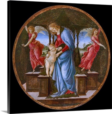 Virgin And Child With Two Angels