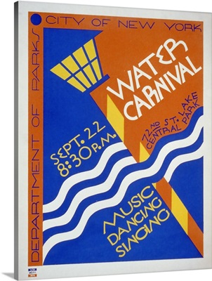 Water Carnival - WPA Poster