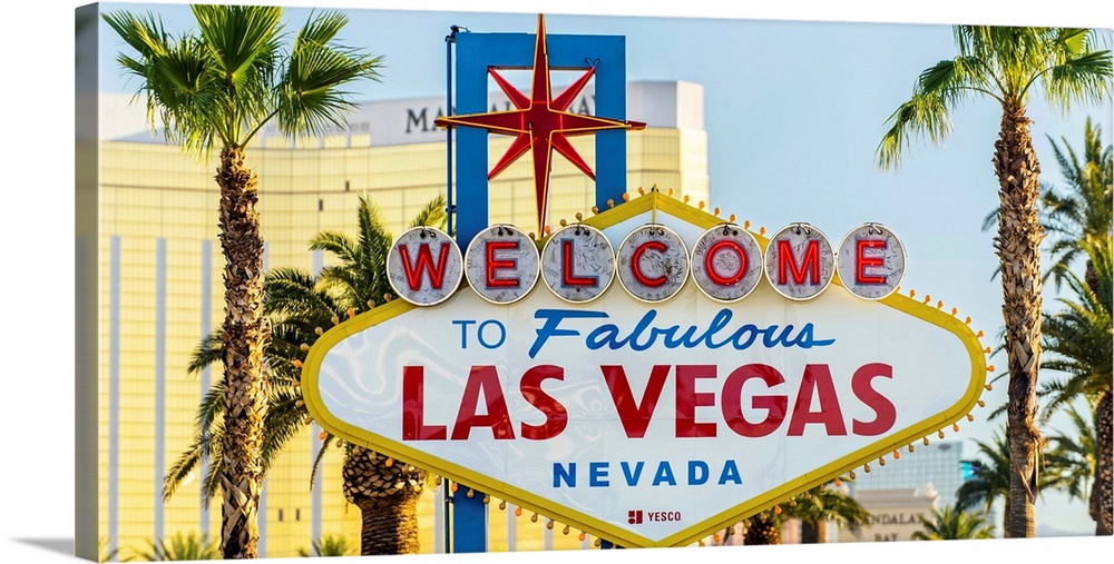 Photograph of the Welcome to Fabulous Las Vegas Nevada sign.