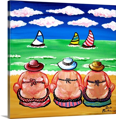 Three Beach Divas