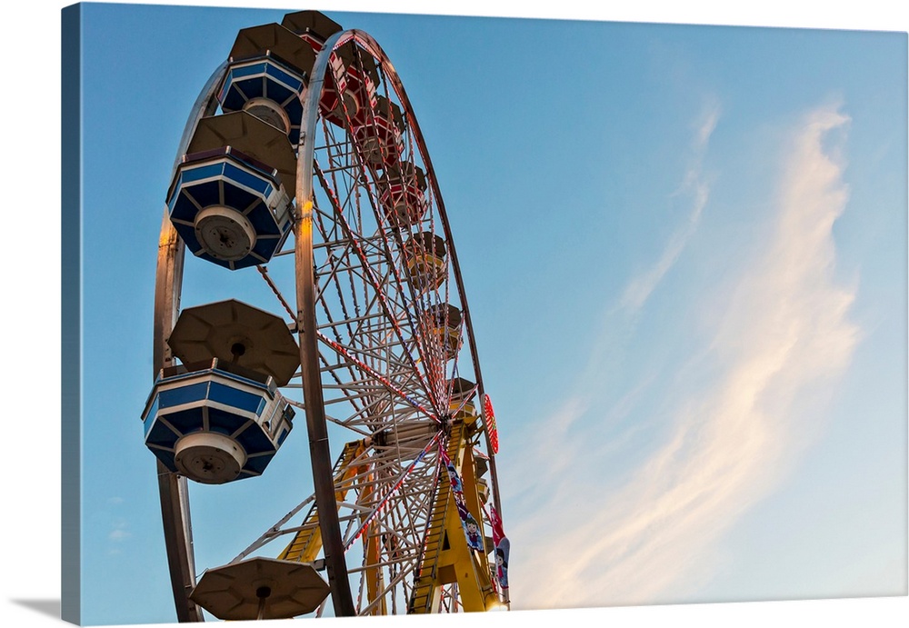 Amusement ride at Capital Ex Fairgrounds, Edmonton, Alberta, Canada